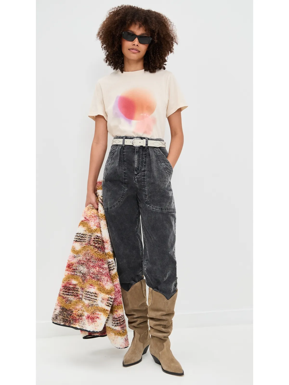 Isabel Marant Étoile Zewel グラデーションTシャツ - 画像5