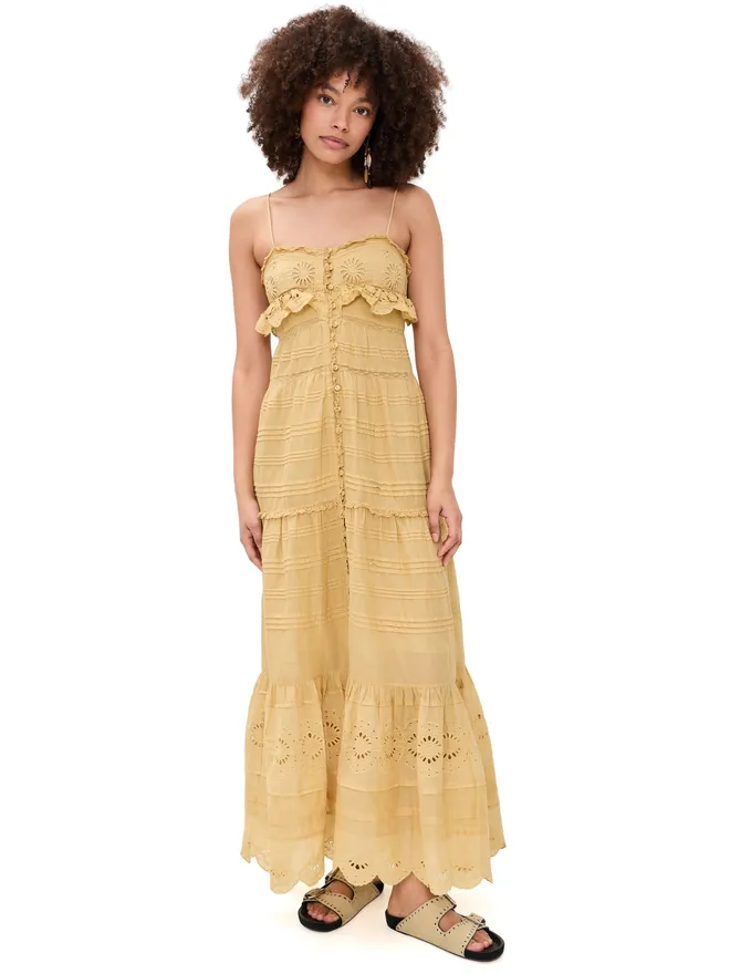Isabel Marant Etoile Isabel Marant Étoile パウレ ドレス ライトオークルの商品画像