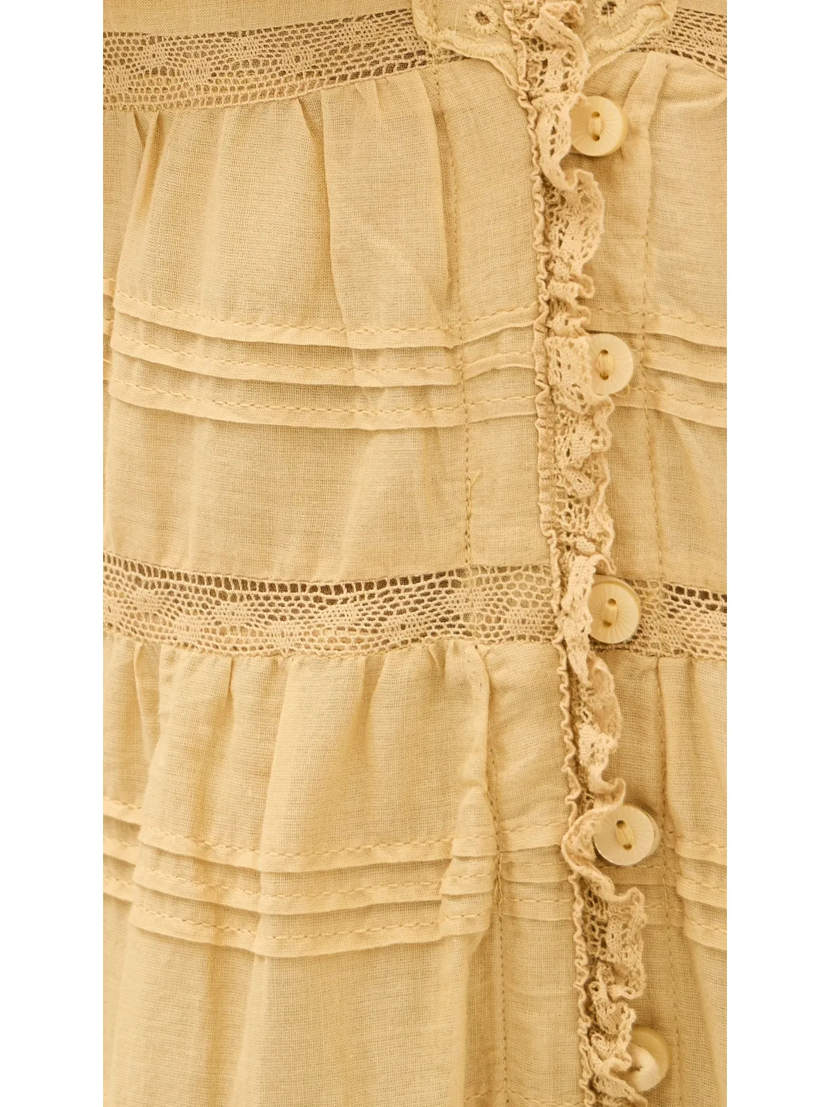 Isabel Marant Étoile パウレ ドレス ライトオークル - 画像6