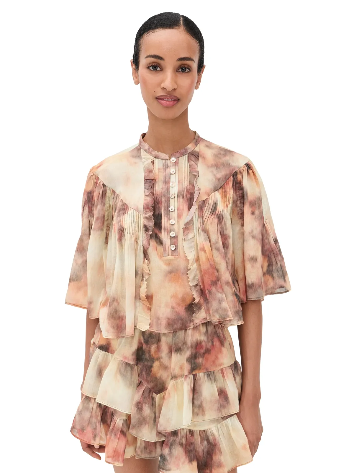 Isabel Marant Étoile Veelia Top Beige - 画像1