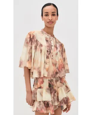 Isabel Marant Étoile Veelia Top Beige - サムネイル2