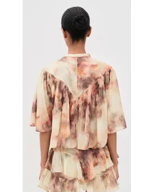 Isabel Marant Étoile Veelia Top Beige - サムネイル3