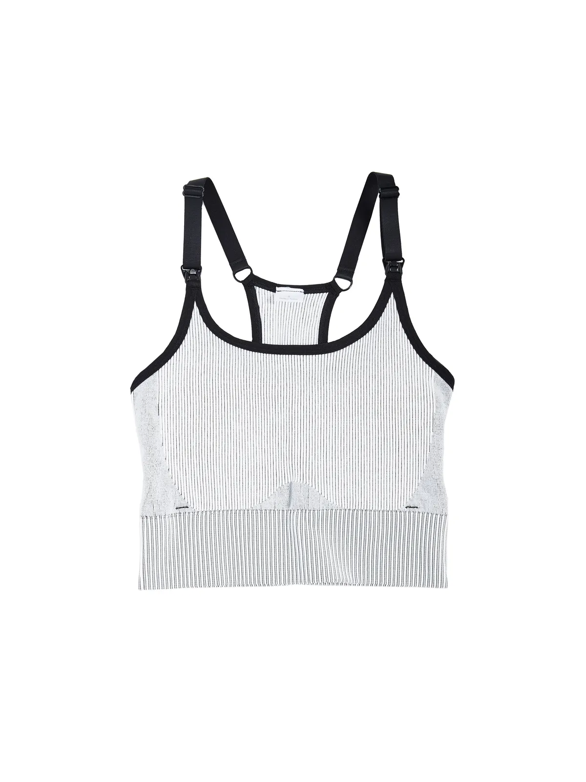 Ingrid & Isabel 授乳用シームレスマタニティブラ ブラック/ホワイト - 画像1