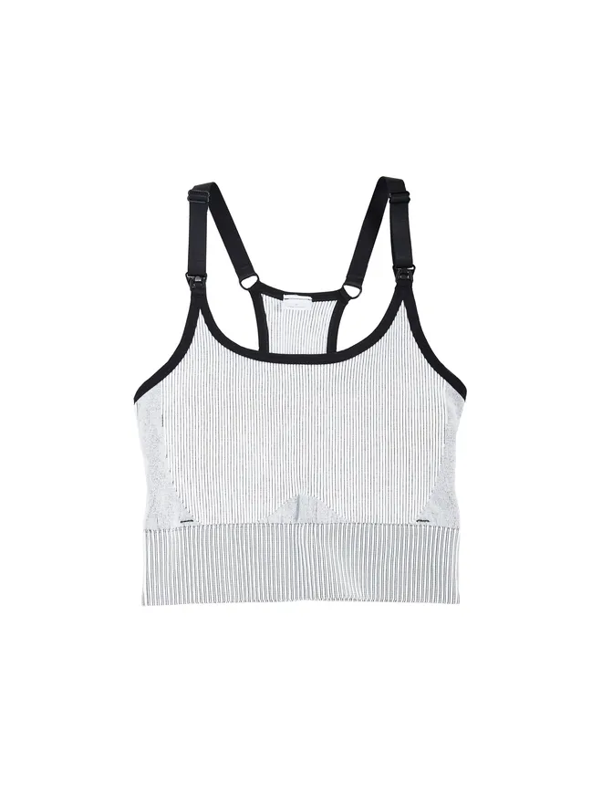 Ingrid & Isabel Ingrid & Isabel 授乳用シームレスマタニティブラ ブラック/ホワイトの商品画像