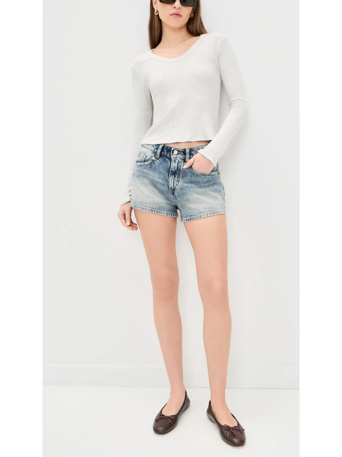 ICON DENIM LA ウミ ショーツ - 画像5