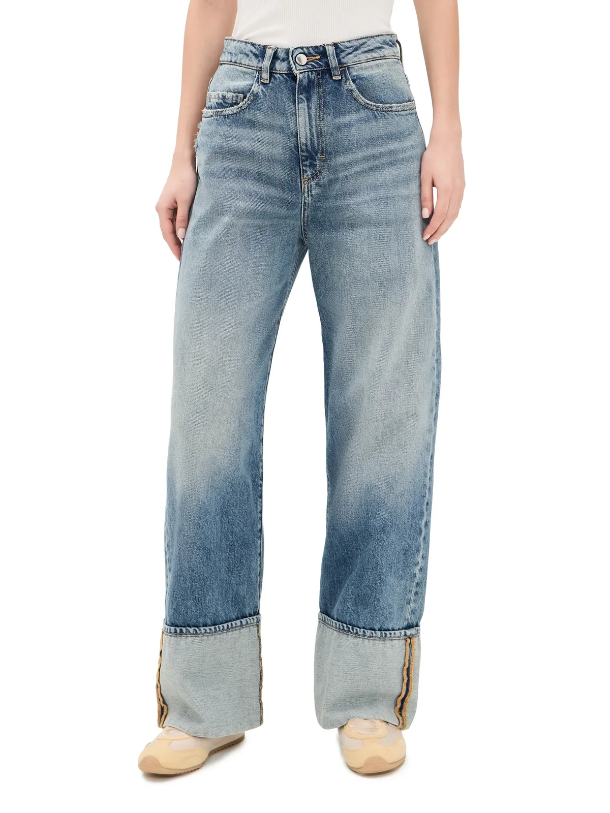 ICON DENIM LA Kiki ジーンズ ID8808 スモークブルー - 画像1