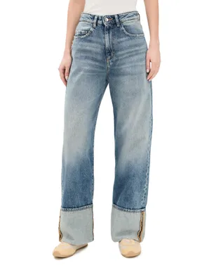 ICON DENIM LA Kiki ジーンズ ID8808 スモークブルー - サムネイル1