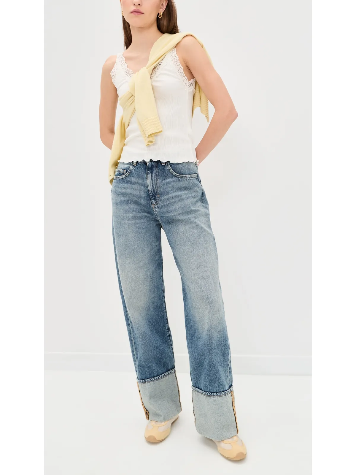 ICON DENIM LA Kiki ジーンズ ID8808 スモークブルー - 画像5