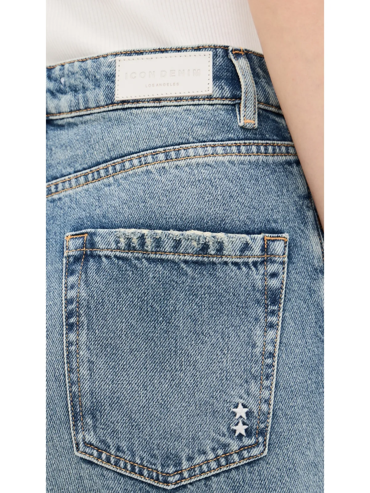 ICON DENIM LA Kiki ジーンズ ID8808 スモークブルー - 画像6