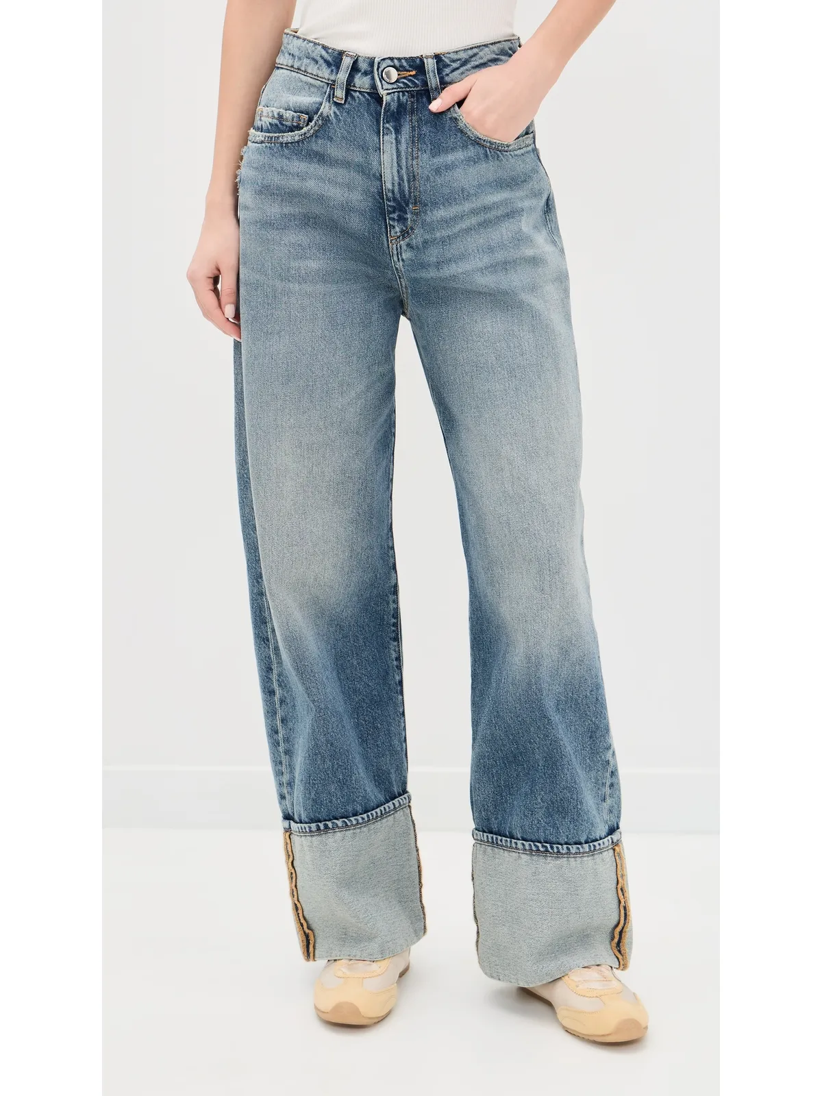 ICON DENIM LA Kiki ジーンズ ID8808 スモークブルー - 画像2