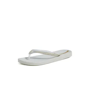 Ipanema メッシュ×Fem フリップフロップ グレー/ゴールド - サムネイル1