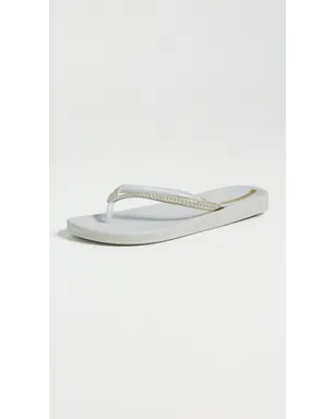 Ipanema メッシュ×Fem フリップフロップ グレー/ゴールド - サムネイル5