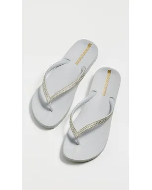 Ipanema メッシュ×Fem フリップフロップ グレー/ゴールド - サムネイル2