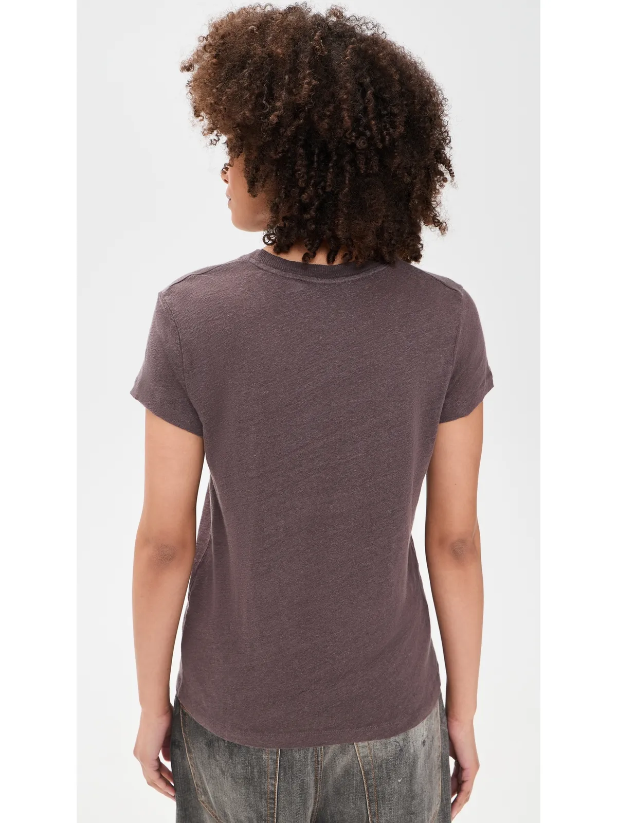 IRO リネンTシャツ Mocha M - 画像3