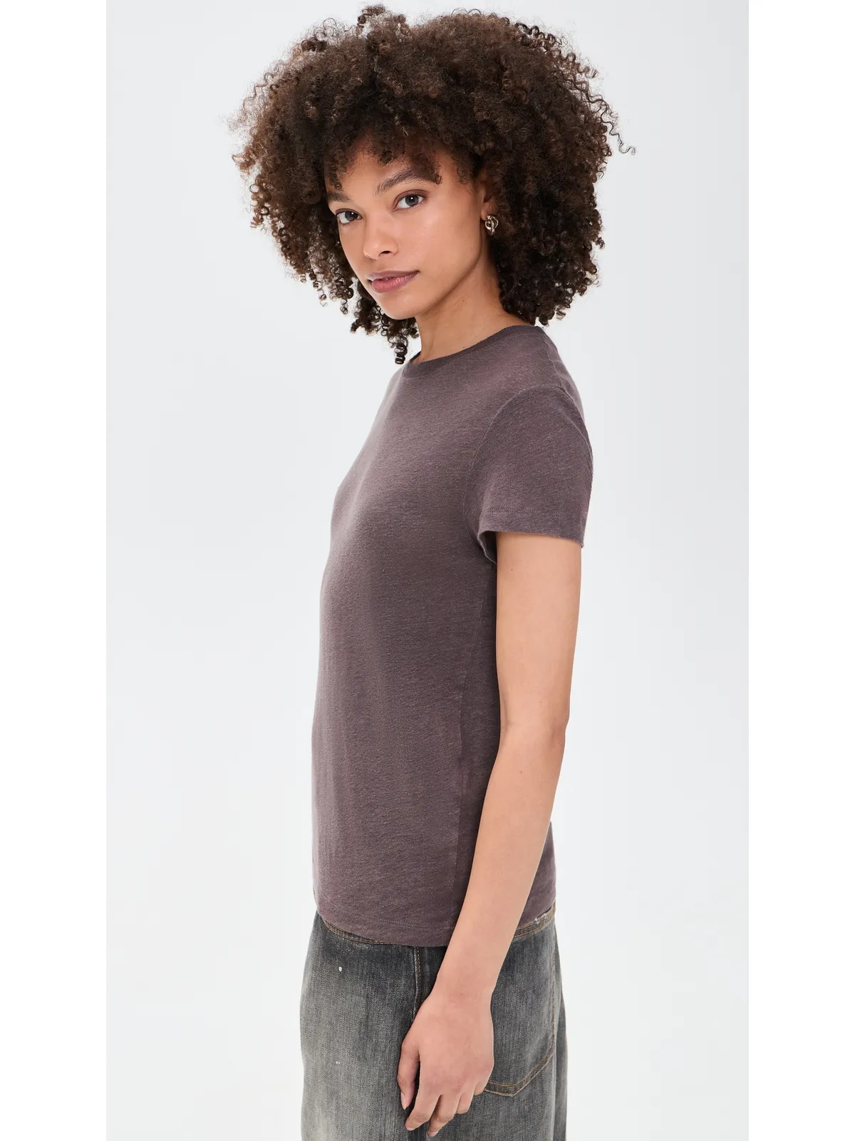 IRO リネンTシャツ Mocha M - 画像4
