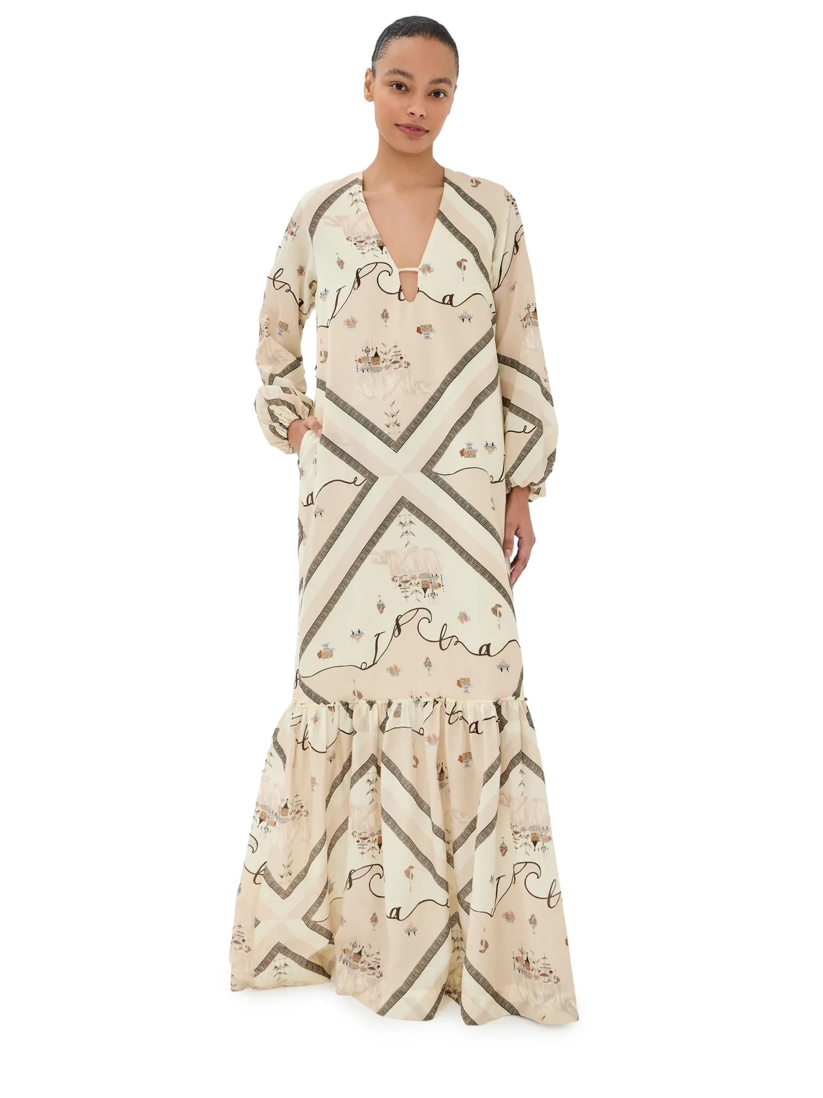 Isla & White Frances Dress Isolaire - 画像1