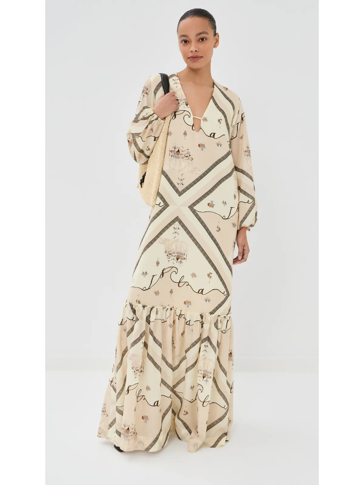 Isla & White Frances Dress Isolaire - 画像2