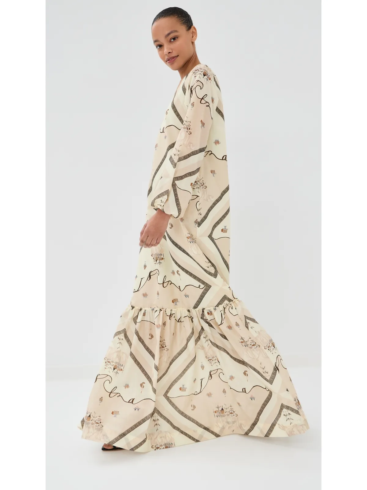 Isla & White Frances Dress Isolaire - 画像4