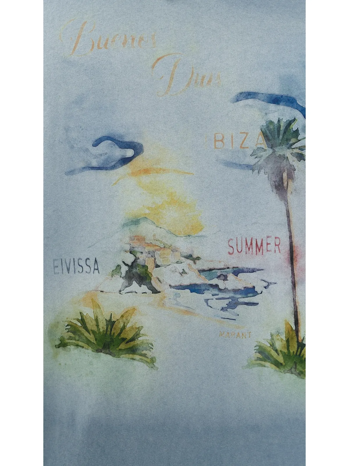 Isabel Marant Honore Costa Tシャツ ブルー M - 画像6