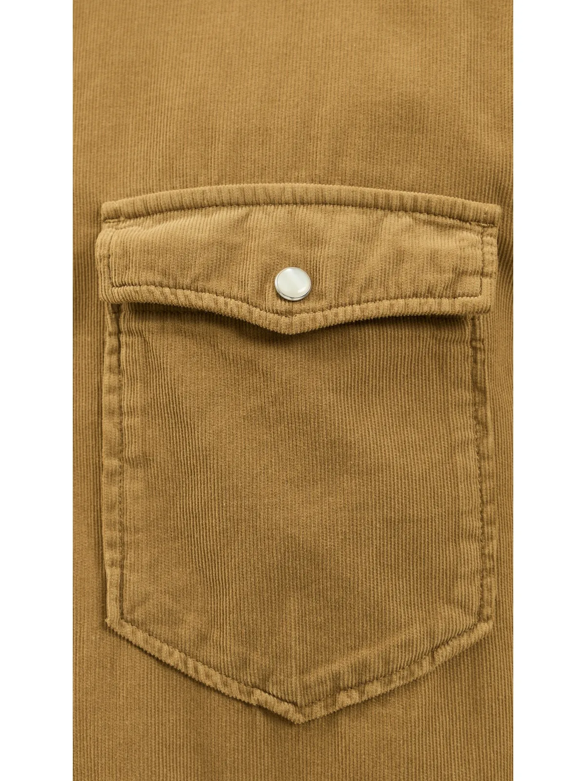 Isabel Marant ヴァスコ ファイン コーデュロイ シャツ ライトブロンズ - 画像6