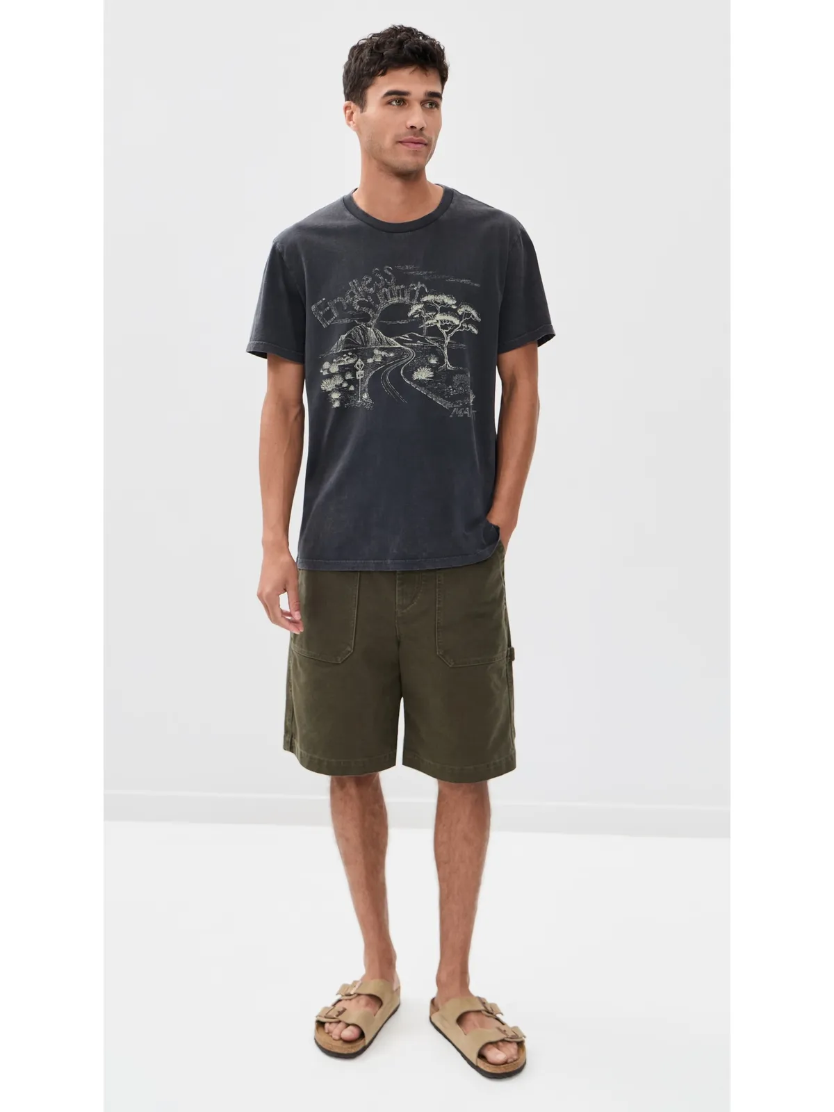 ビンテージ Isabel Marant Honore Tシャツ Faded Black - 画像5