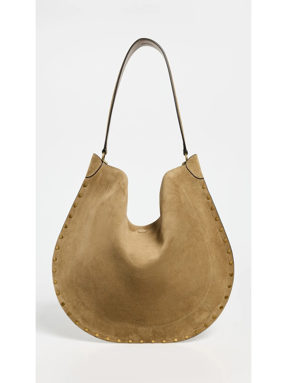 Isabel Marant オスカン ホーボー ソフト ショルダー バッグ タウペ ワンサイズ - 画像2