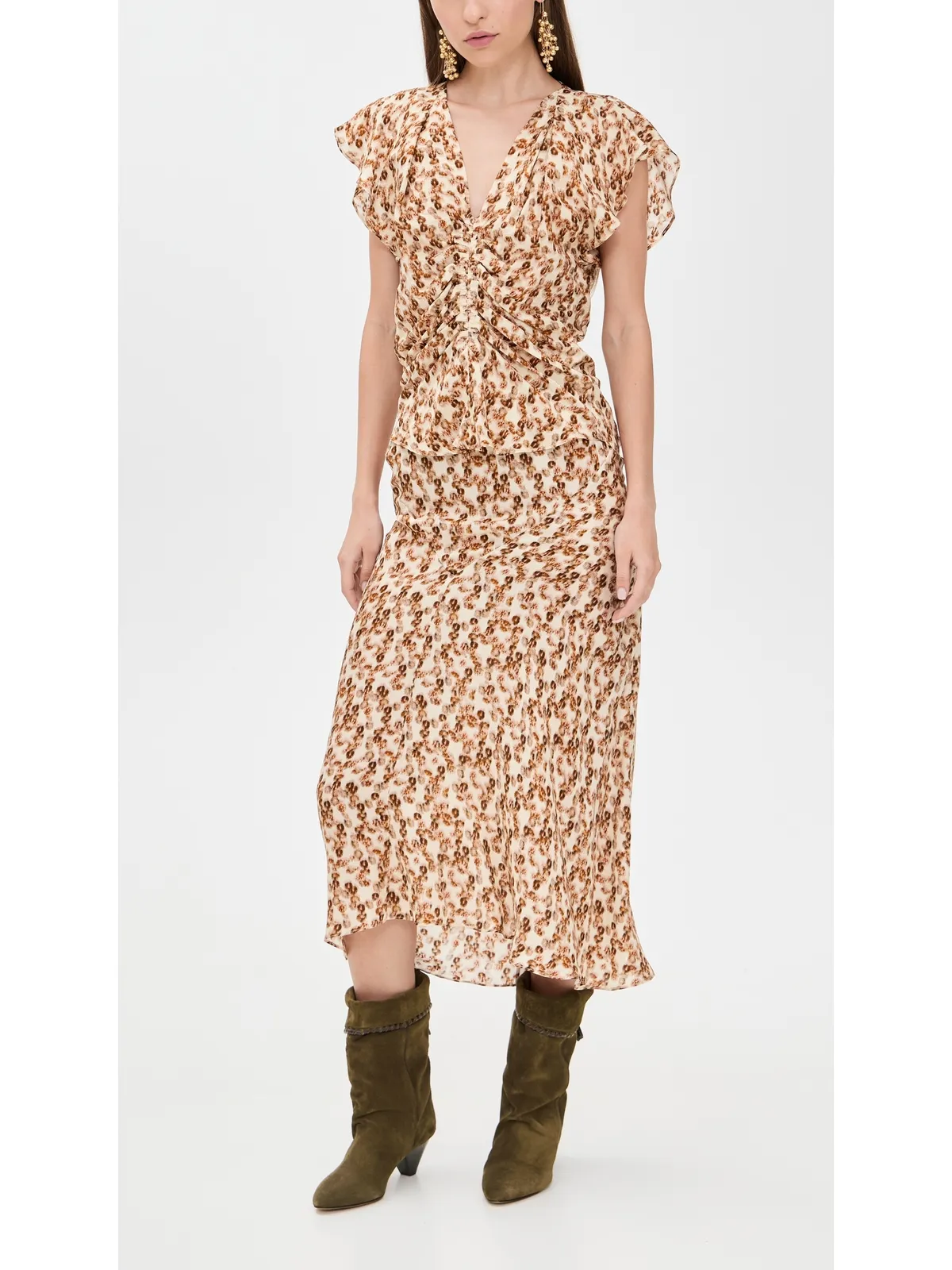 ビンテージ Isabel Marant Dalby ブーツ ブロンズ - 画像4