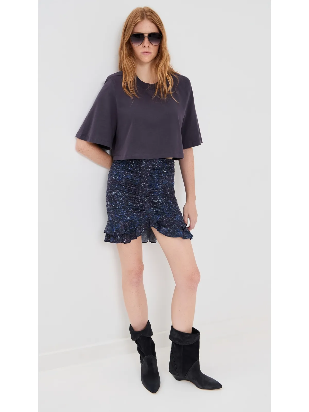 Isabel Marant Milendi ミニスカート ミッドナイト - 画像5