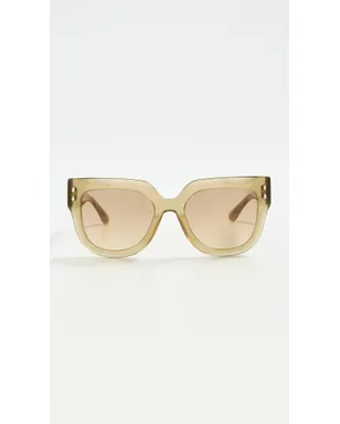 Isabel Marant IM 0225/S サングラス カーキ ワンサイズ - サムネイル2