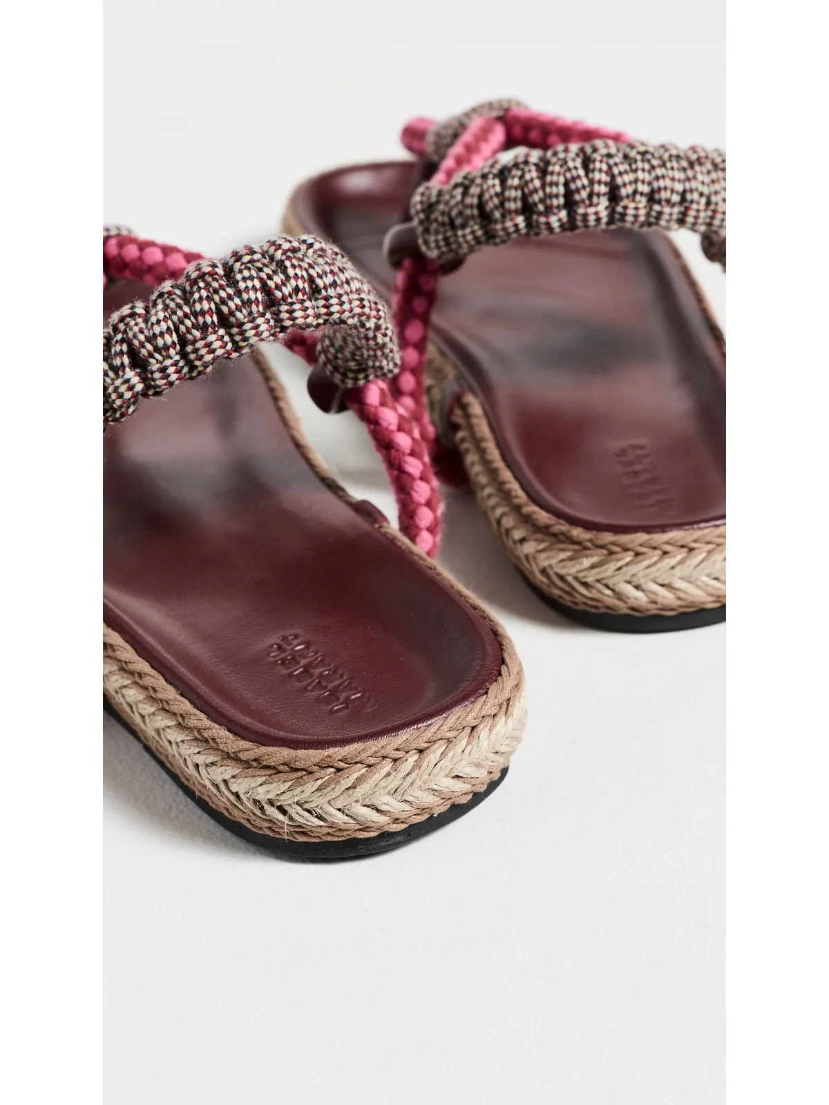 Isabel Marant Gypso サンダル マルチカラー ブルゴーニュ - 画像6