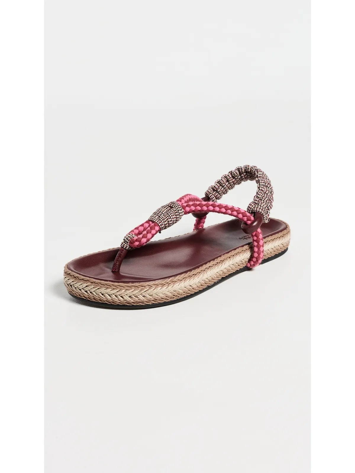 Isabel Marant Gypso サンダル マルチカラー ブルゴーニュ - 画像2
