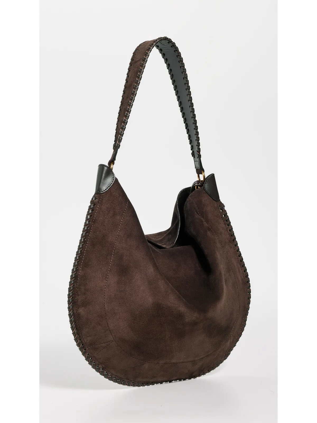 Isabel Marant オスカン ホーボー ソフトバッグ コーヒー色 - 画像4
