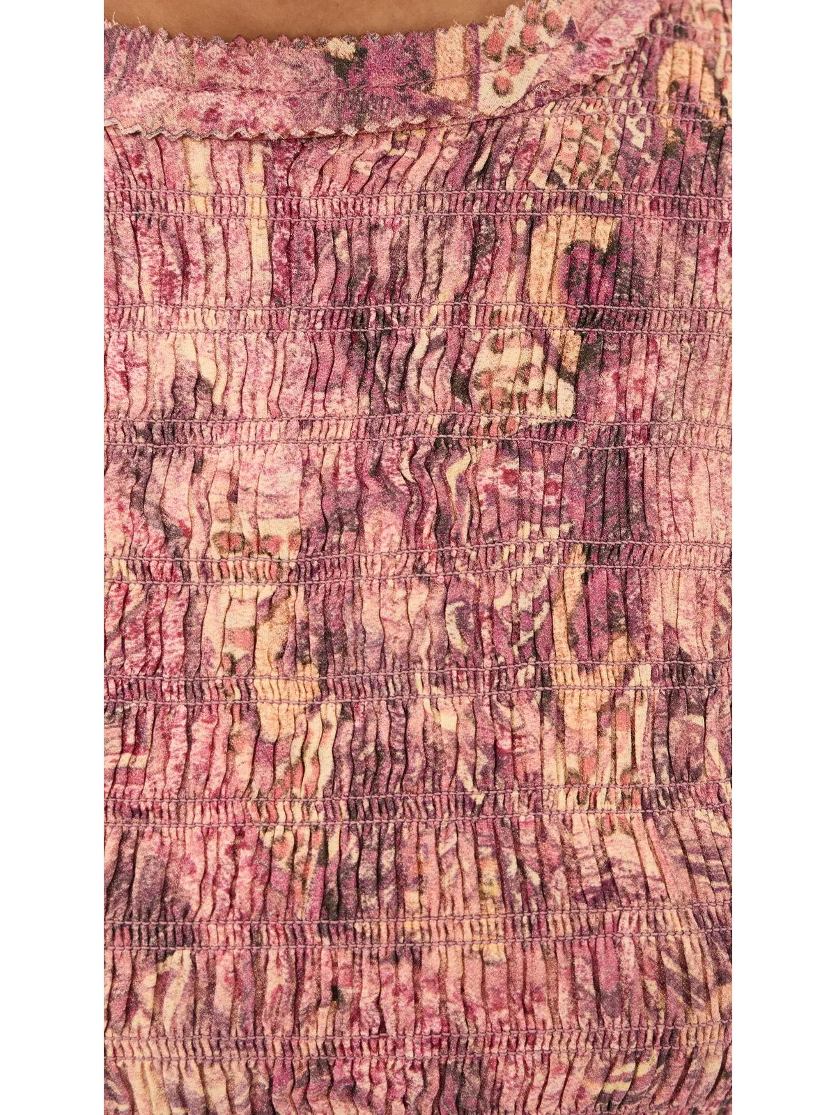 Isabel Marant カロラ シルクトップ ピンク - 画像6
