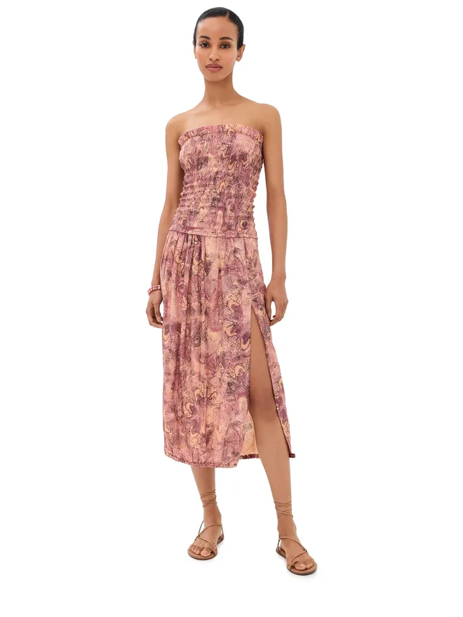 Isabel Marant Isabel Marant クリーネ シルク ドレス ピンクの商品画像
