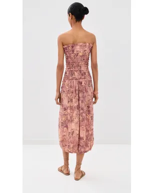 Isabel Marant クリーネ シルク ドレス ピンク - サムネイル3