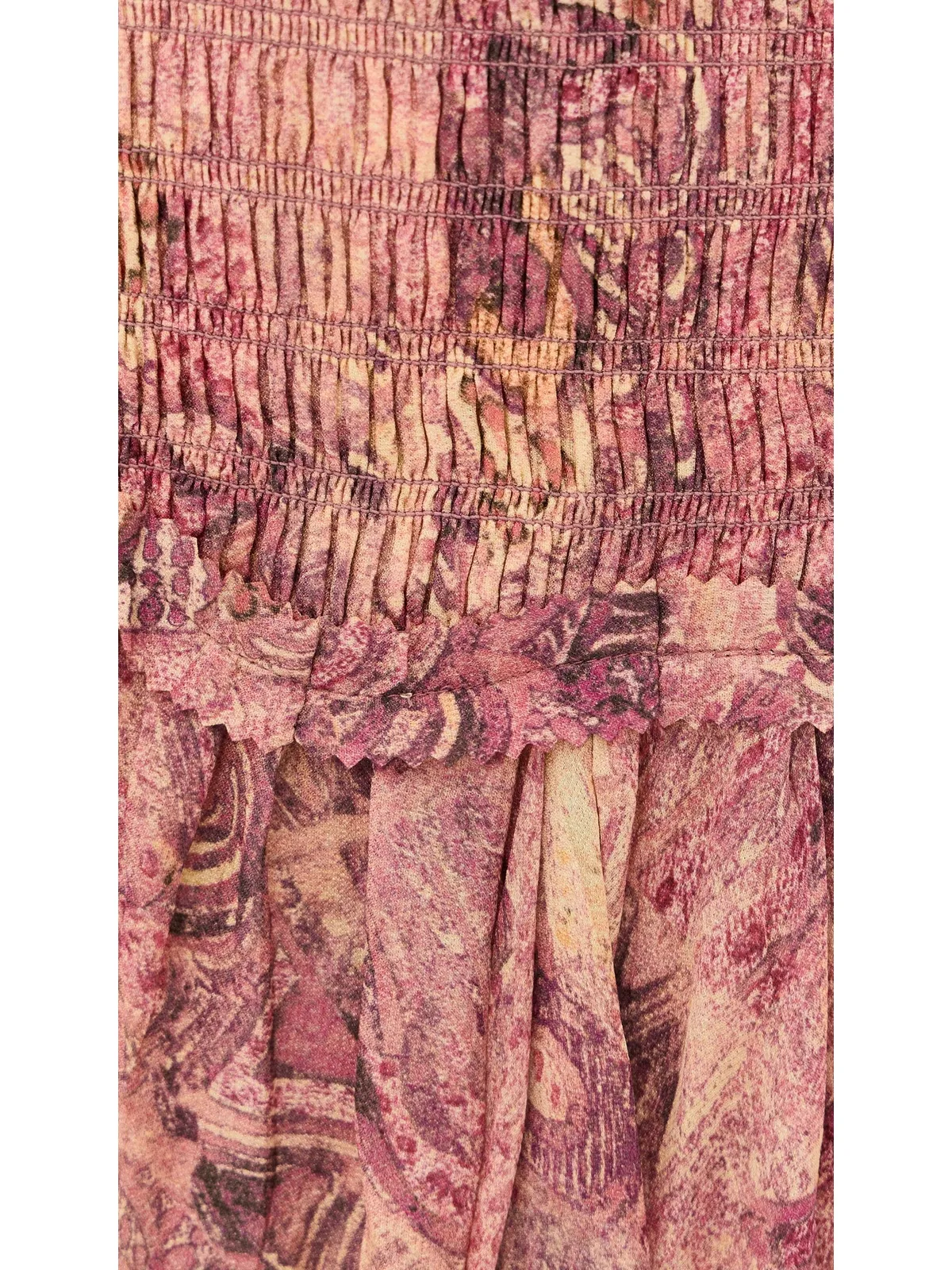 Isabel Marant Ceiva Silk Mini Skirt ピンク - 画像6