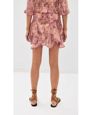 Isabel Marant Ceiva Silk Mini Skirt ピンク - サムネイル3