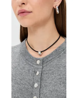 Isabel Marant チョーカー ブラック/シルバー ワンサイズ - サムネイル3
