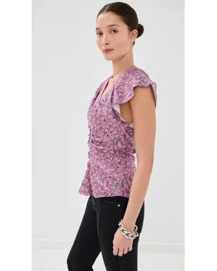 Isabel Marant Lonea トップス ピンク - サムネイル4