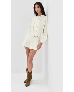 Isabel Marant Cybilaショーツ ホワイト 36 - サムネイル5