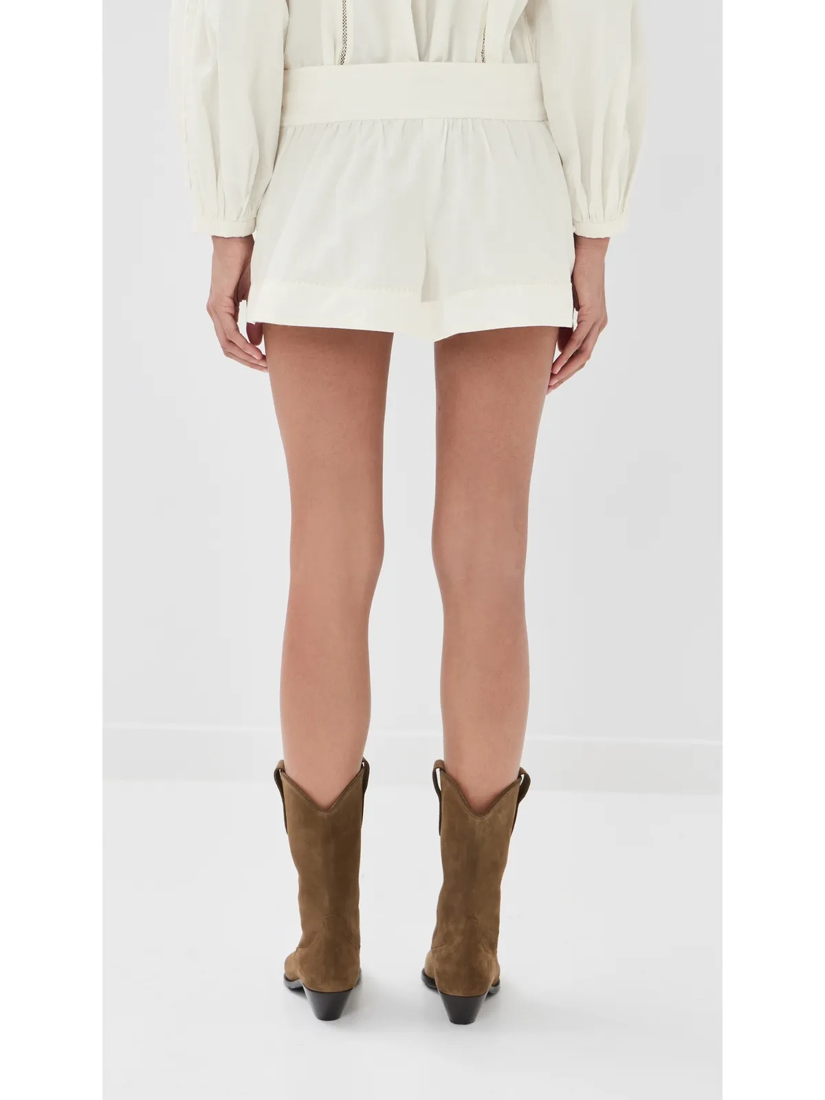 Isabel Marant Cybilaショーツ ホワイト 36 - 画像3