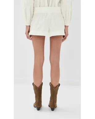 Isabel Marant Cybilaショーツ ホワイト 36 - サムネイル3