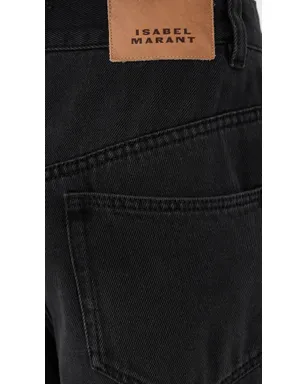 Isabel Marant ジェニー パンツ フェードドブラック - サムネイル6