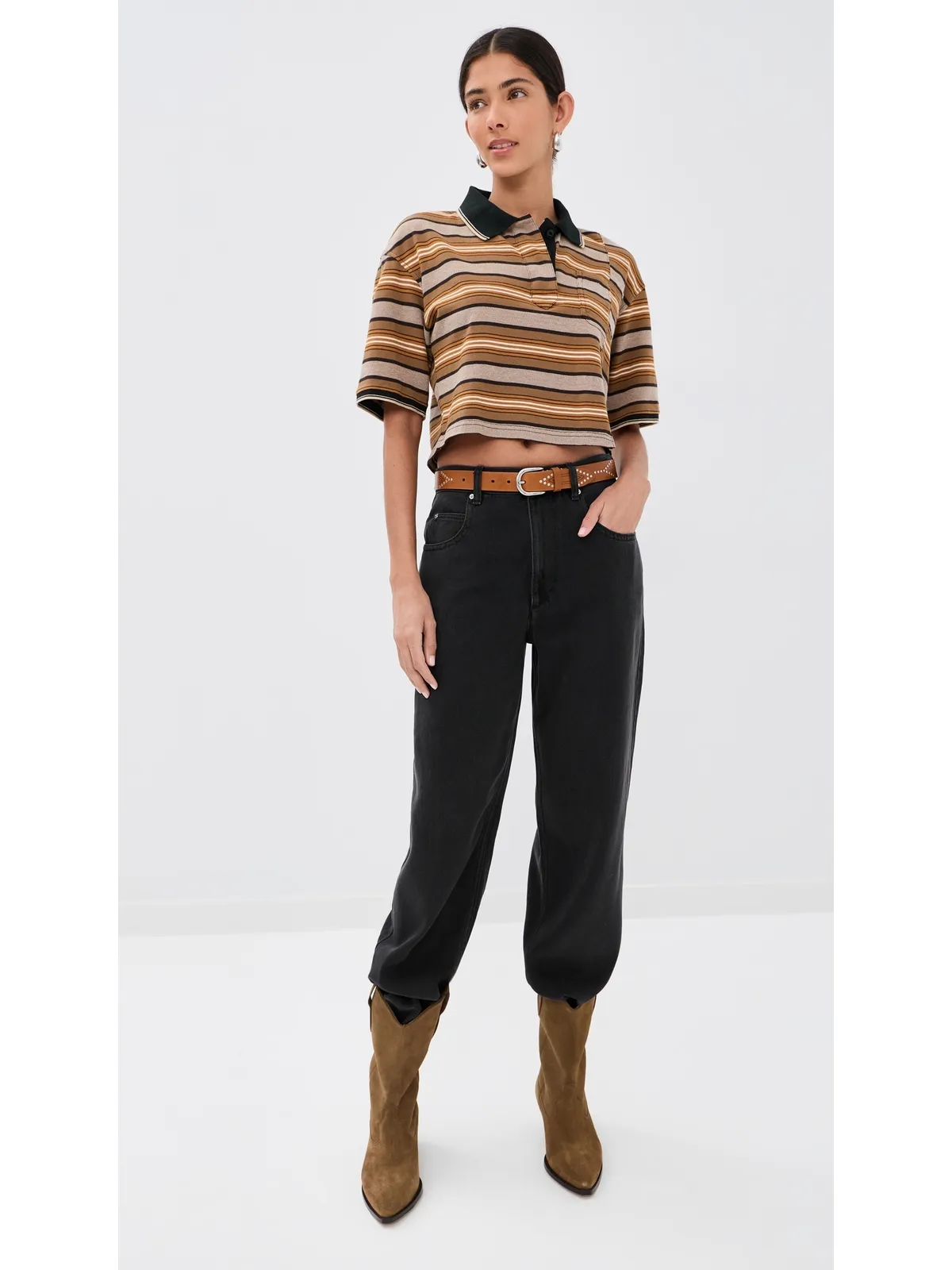 Isabel Marant ジェニー パンツ フェードドブラック - 画像2