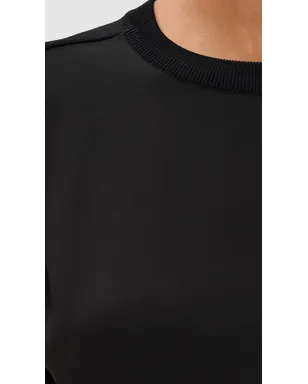SIMKHAI アディー ニットバックTシャツ ブラック - サムネイル6