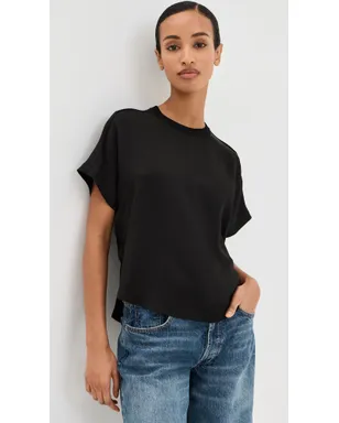SIMKHAI アディー ニットバックTシャツ ブラック - サムネイル2