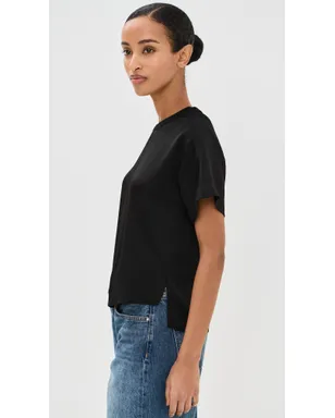 SIMKHAI アディー ニットバックTシャツ ブラック - サムネイル4