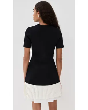 SIMKHAI ロリン ミニドレス ブラック/マルチ - サムネイル3
