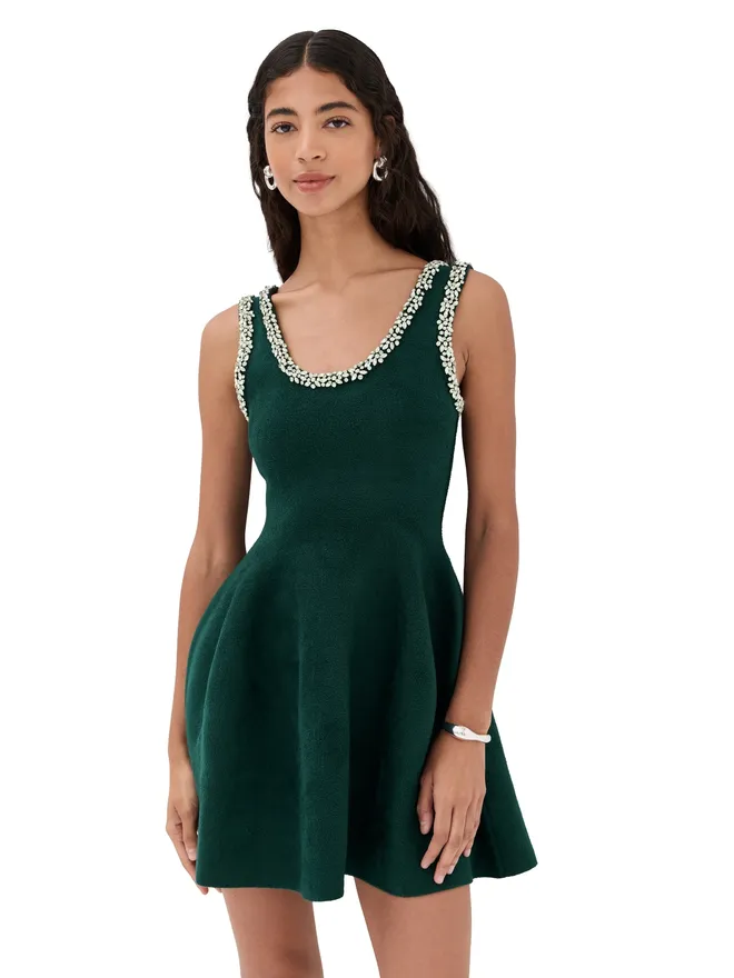 SIMKHAI SIMKHAI レオナ ミニドレス エメラルドの商品画像