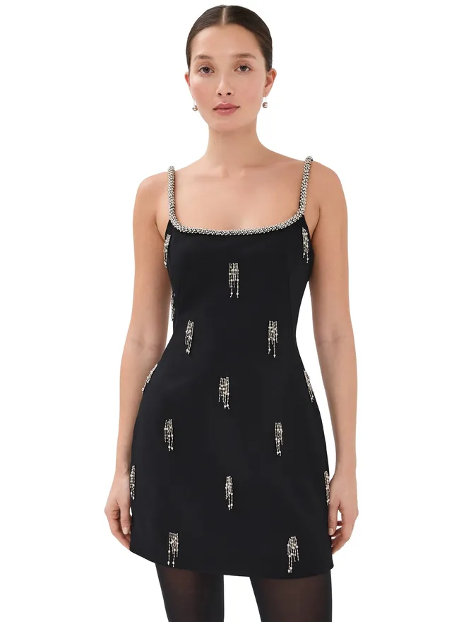 SIMKHAI SIMKHAI Amy ミニドレス ブラックの商品画像
